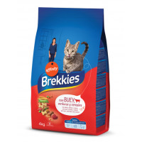Comida gatos BREKKIES buey 4 kg