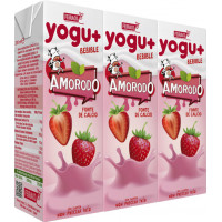 Yogur Feiraco líquido fresa 3x200 ml