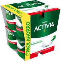 Activia natural azucarado 8x120 g