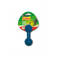 Juguete Friskies perro haltera cascabel