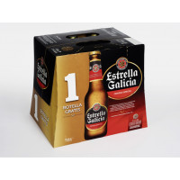 Cerveza ESTRELLA GALICIA botella 11+1 x 25 cl