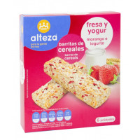 Barritas de cereales ALTEZA con fresa y yogur 6 u 150 g