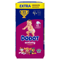 Pañal DODOT Activity extra T4 52 u