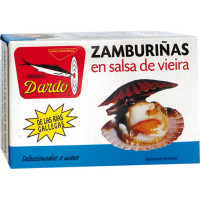 Zamburiñas DARDO en salsa de vieira fácil apertura 70 g