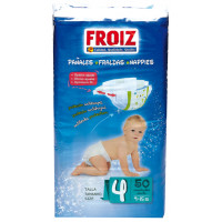 Pañal FROIZ Talla 4 9-15 kg 50 u