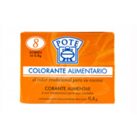 Colorante Pote caja 8 sobres 6.4 g