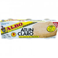 Atún claro ALBO en aceite de oliva fácil apertura 3x48 g