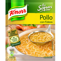 Sopa KNORR pollo con fideos sobre 63 g